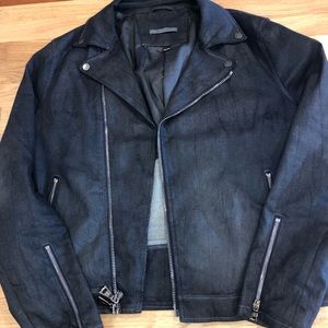 John Varvatos Eu Denim Biker Jacket